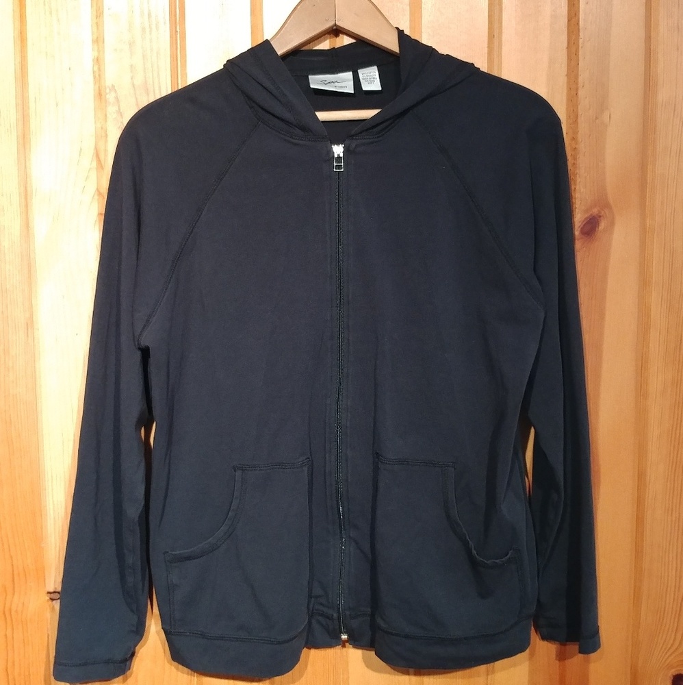 Spa by Chico's comfy Zip up